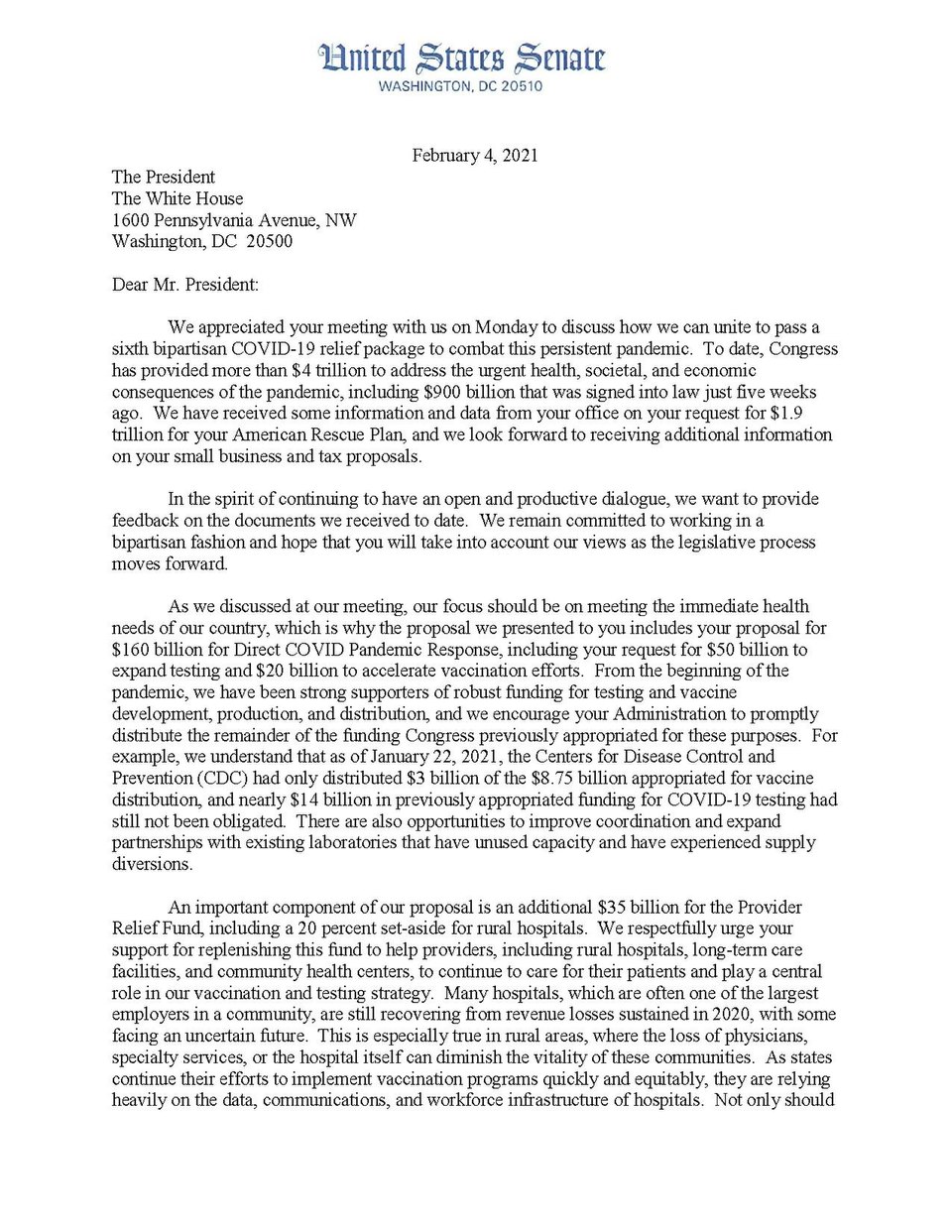 COVID Relief Blue Cities Spending