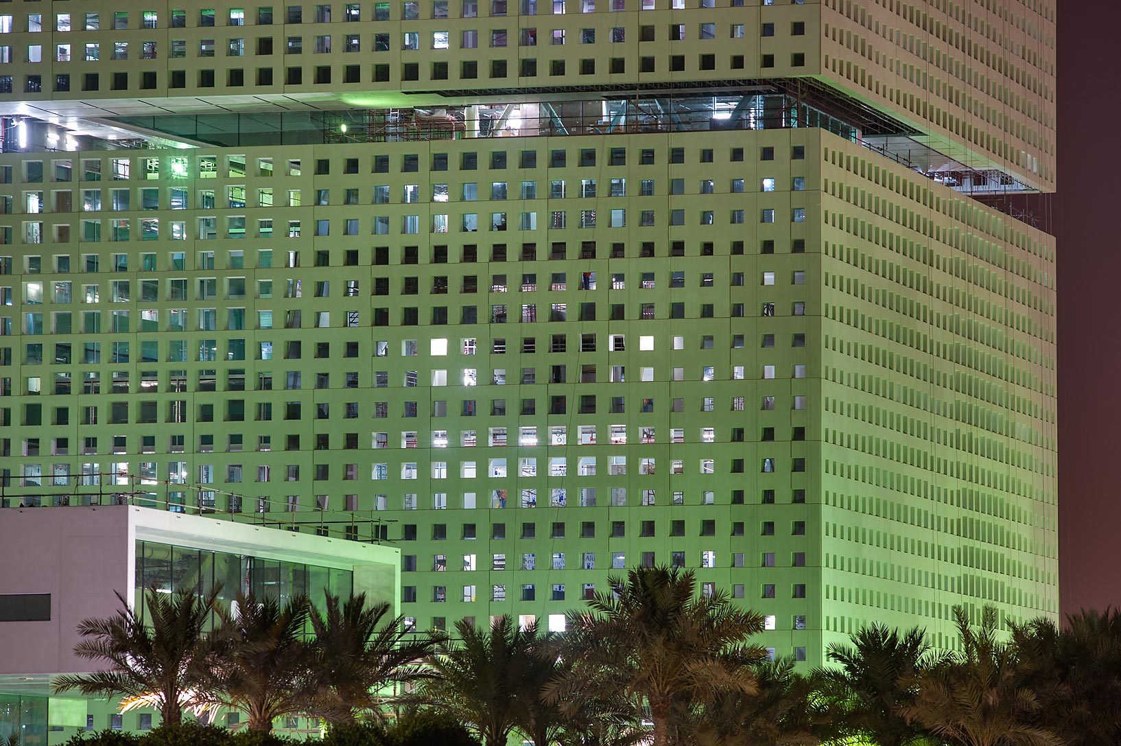 Qatar Foundation Headquarters, Education City, Doha Qatar Foundation headquarters building in Education City, Doha, Qatar — host to U.S. university branch campuses including Cornell, Carnegie Mellon, Georgetown, Texas A&M, and Northwestern.