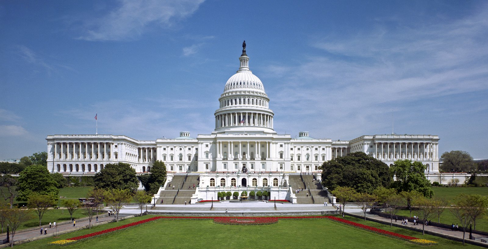The west front of the United States Capitol building in Washington, D.C.