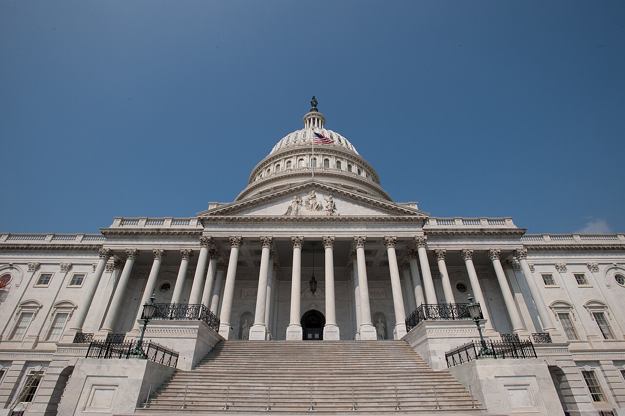 The United States Capitol building, east front, symbolizing federal lawmaking and regulation.