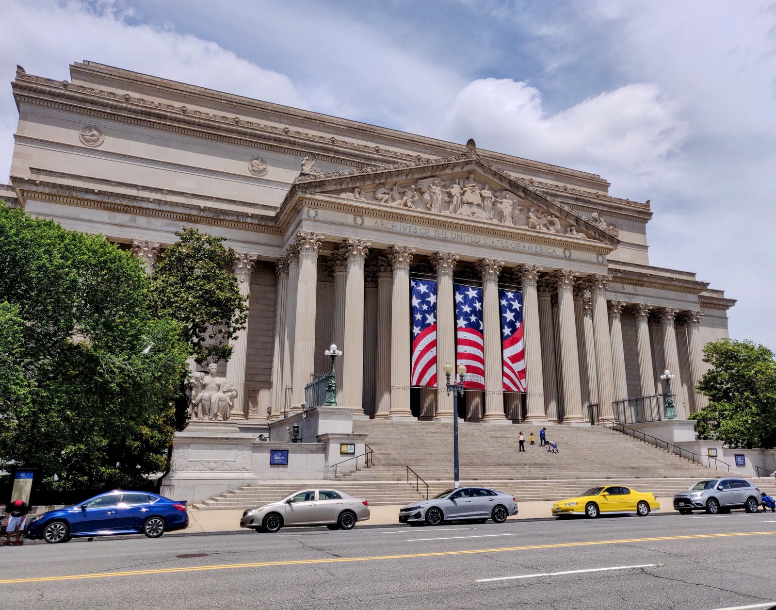 The U.S. National Archives Building in Washington, D.C., repository of federal public records.