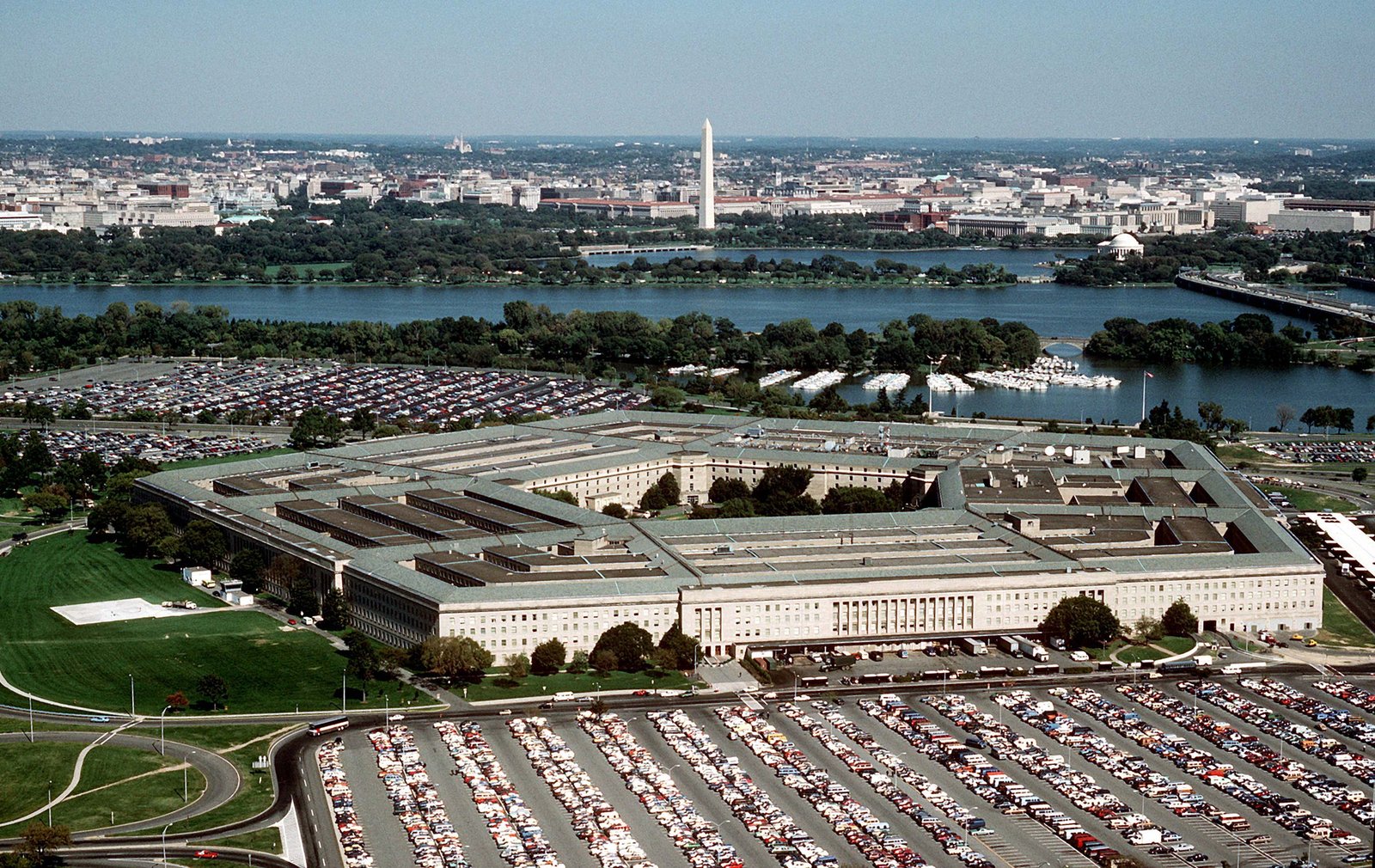 The Pentagon, headquarters of the U.S. Department of War (Department of Defense), which accounts for the largest share of federal contract spending.