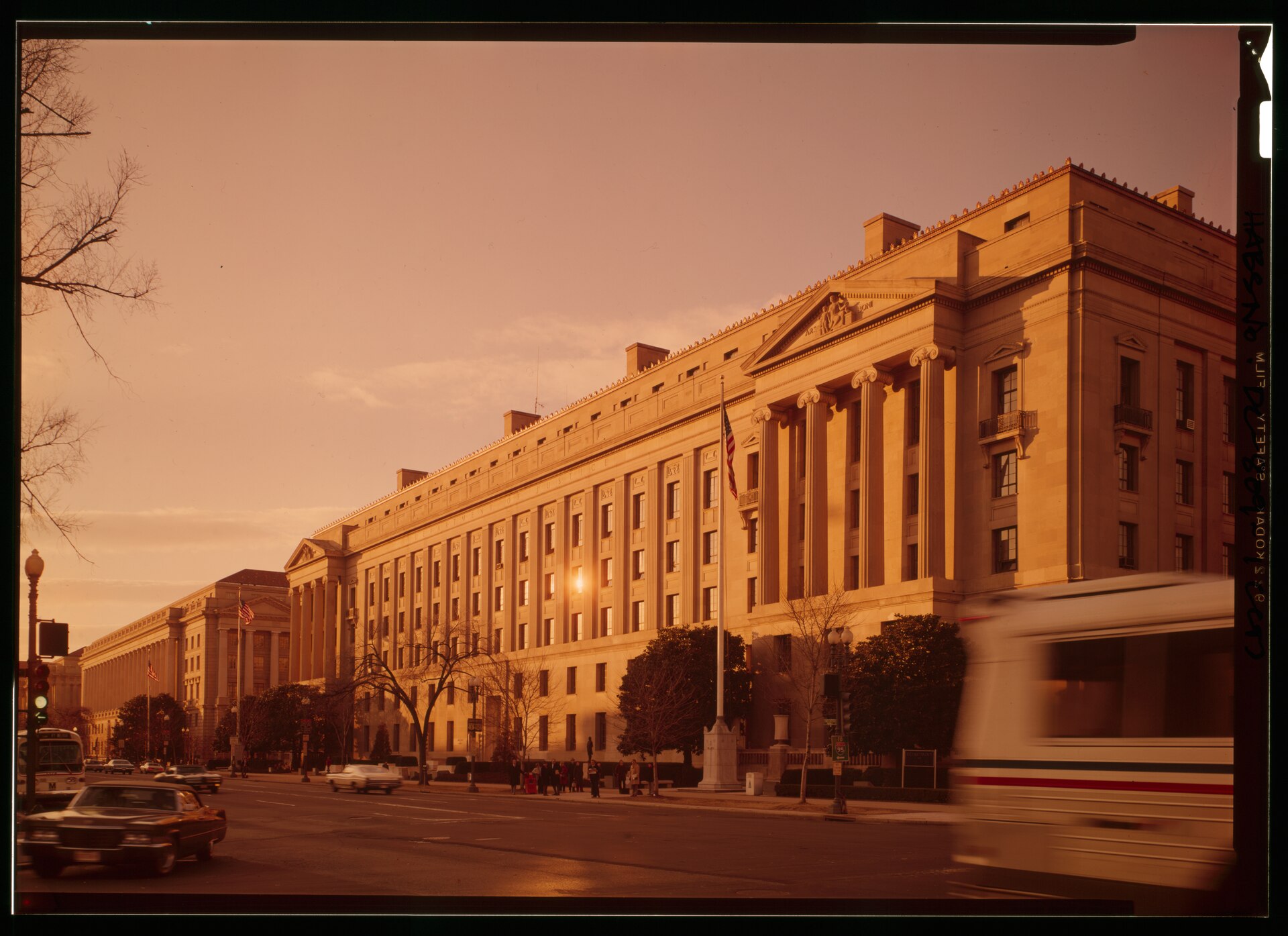 South facade of the National Archives Building in Washington, D.C., home of the Office of the Federal Register