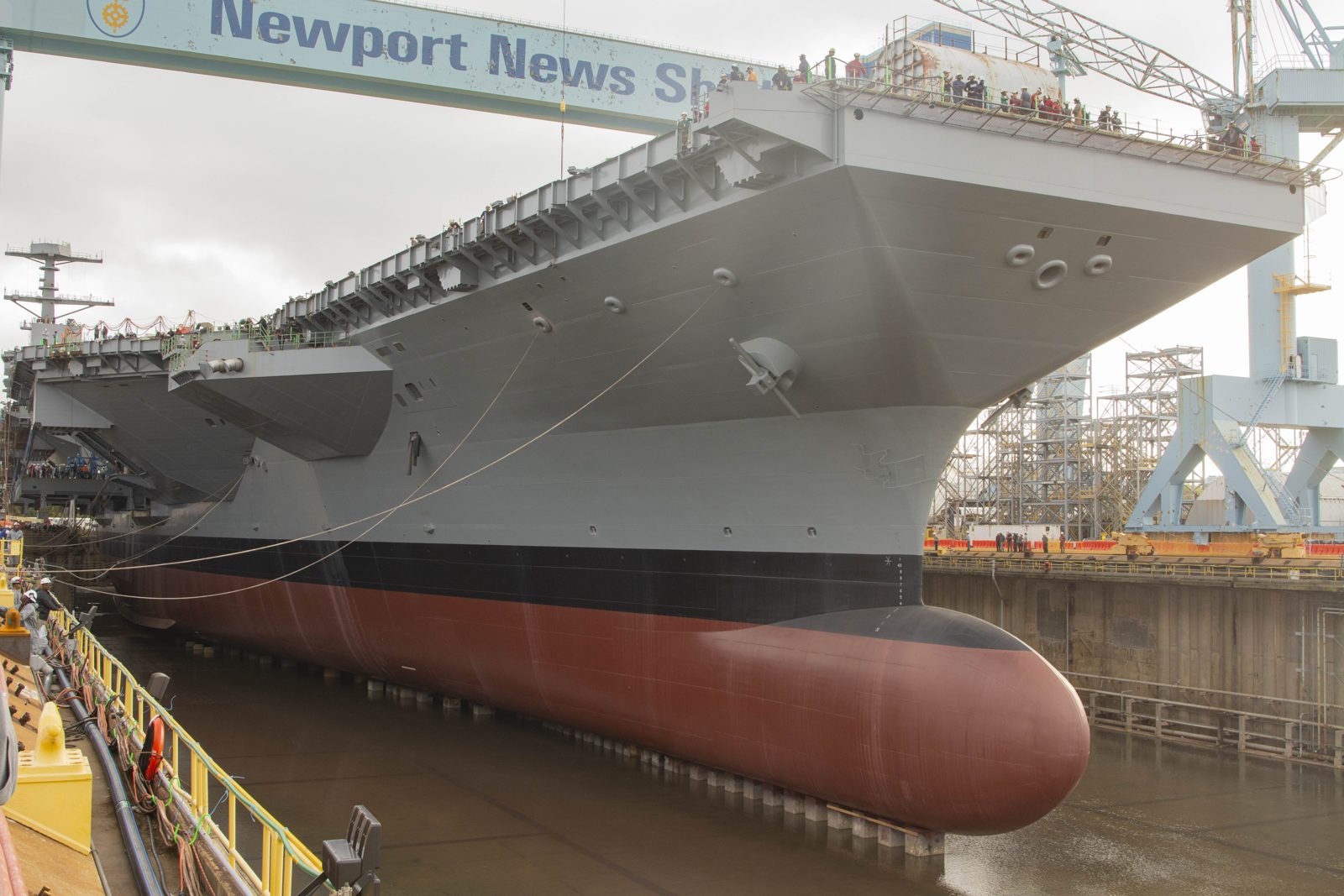 federal-register-watch-2026-08-28-shipyard Aircraft carrier USS John F. Kennedy in dry dock at Newport News Shipbuilding