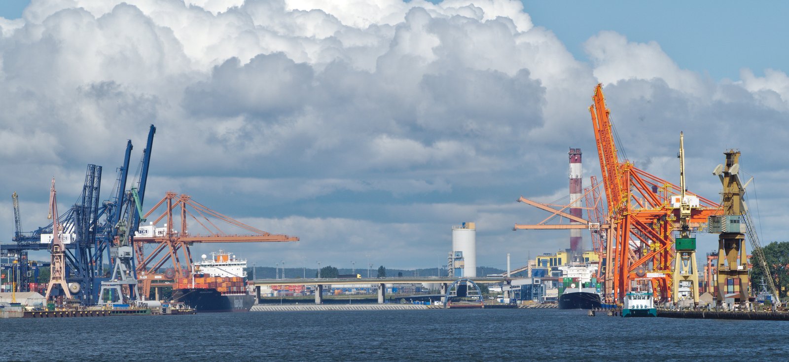 Container terminals at the Port of Gdynia, Poland