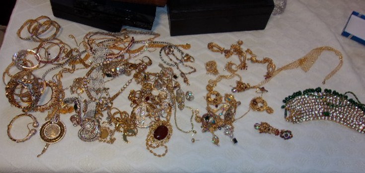 Jewelry seized by federal agents during a search in the Zakia Khan Medicaid fraud case. Photo: U.S. Department of Justice (public domain).