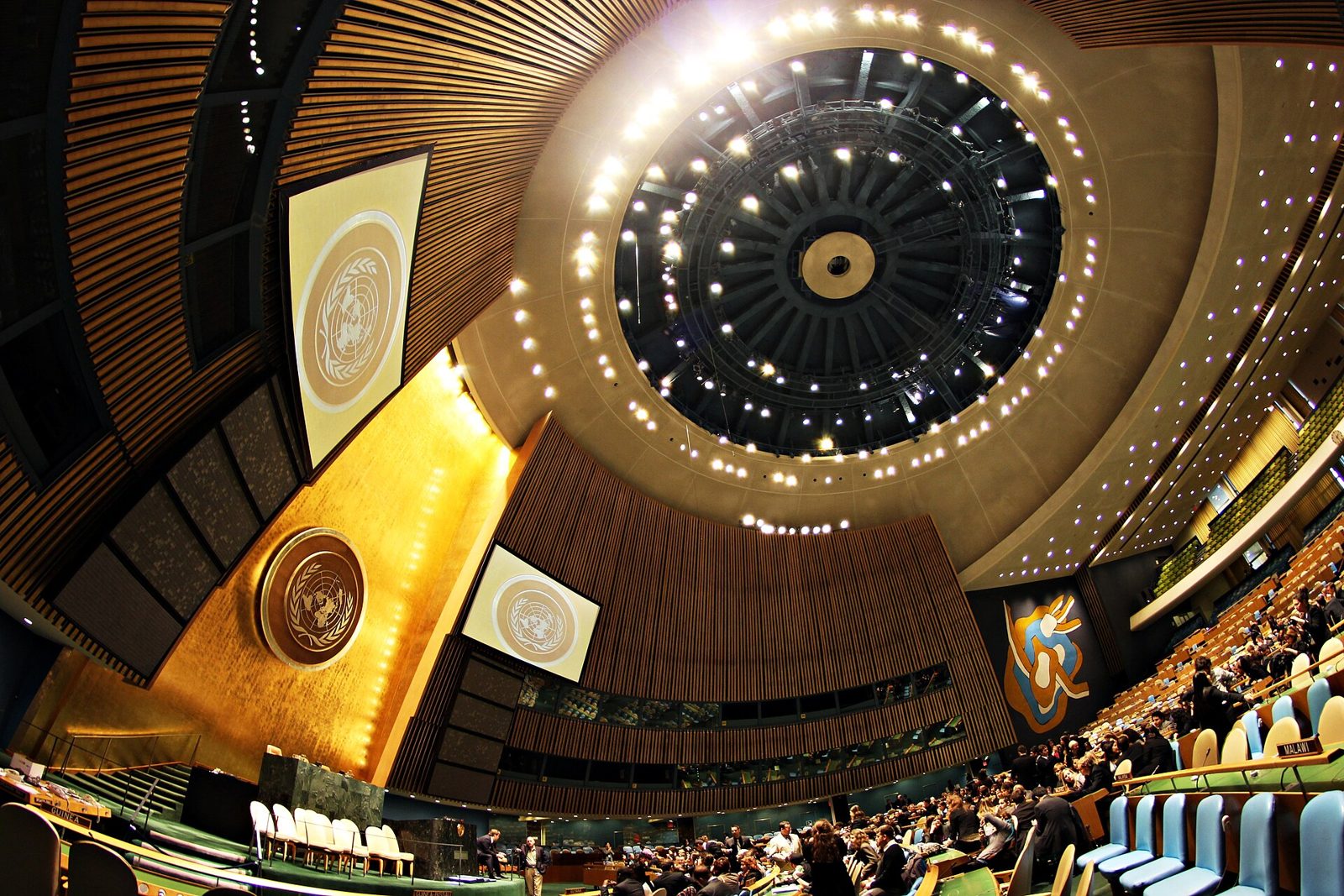 United Nations General Assembly Hall The United Nations General Assembly Hall in New York
